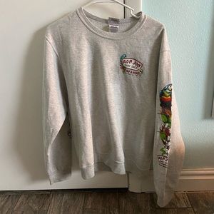 grey ron jon crewneck